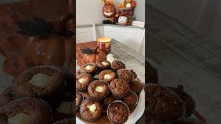 Banana Pumpkin Muffins 🍌🎃🧁 1010 fall autumn halloween muffins recipe [upl. by Gaudet]