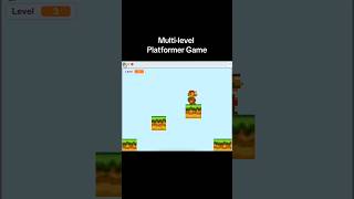 Multilevel Platformer Game scratch scratching codingforchildren codingforkids [upl. by Anoel]