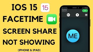 iOS 165 Facetime Screen Share Option Not Showing  Fixed [upl. by Frederique]