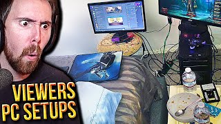 A BED Setup Asmongold Roasts His Viewers PC SETUPS  Episode 3 [upl. by Eerat]