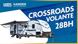 2022 Crossroads Volante 28BH  Travel Trailer  RV Review Camping World [upl. by Siravaj812]