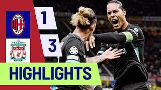 Liverpool vs AC Milan 31  Highlights amp Goals  UEFA Champions League 2425 [upl. by Gurney]