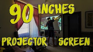 90 Inches Projector Screen [upl. by Mccomb]