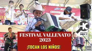 Comenzó el FESTIVAL VALLENATO 2023  Acordeoneros Infantil y Juvenil [upl. by Nreval]