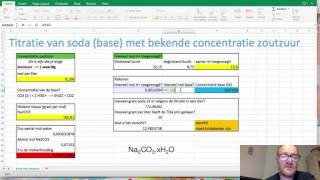 5VWO  titratie soda en zoutzuur [upl. by Richma]