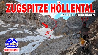 Zugspitze Über Höllental  Opitmale BEDINGUNGEN bergsteigen zugspitze höllental [upl. by Avon]