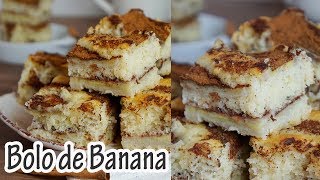 Maravilhoso BOLO DE BANANA I Receitas e Temperos [upl. by Joliet976]