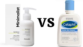 Minimalist face wash vs Cetaphil  Best face washes [upl. by Arick]