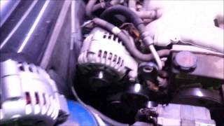 Replacing the alternator or serpentine on any Oldsmobile Alero 9904 34 Liter [upl. by Constant]