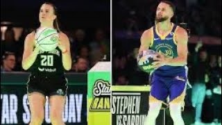 steph vs sabrina 3 point contest [upl. by Juliano502]