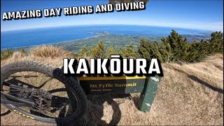 Epic day ride Mt Fyffe and diving in Kaikōura [upl. by Kylen]