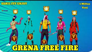 MASTER GRENA FREE FIRE DON Sahil fff enjoy 555 [upl. by Nylirahs]