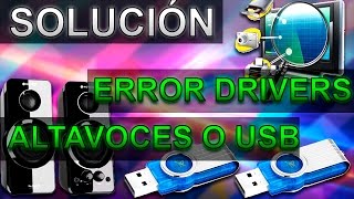 Solución Drivers mi PC no reconoce USBAudioAltavoces [upl. by Wachtel]