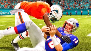 SACKING MAC JONES amp FORCING FUMBLES Madden 22 Career Mode FS Gameplay [upl. by Nadler]