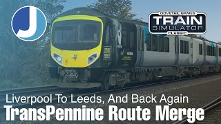 The TransPennine Route Merge  Liverpool To Leeds Return  Train Simulator  Livestream [upl. by Amirak]