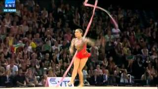 Silviya Miteva BRONZE MEDAL Ribbon  2011 World Championship Montpellier [upl. by Chantalle]