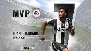 Juan Cuadrado March MVP powered by EA [upl. by Valerle]