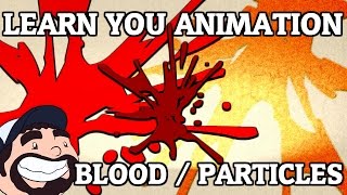 Learn You Animation  Blood  Particles  FLASH [upl. by Doownelg]