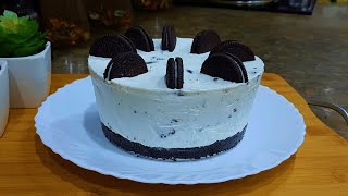 Oreo Cheesecake Recipe  No Bake Cheesecake  No Gelatine Cheesecake [upl. by Kahlil]