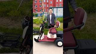 part 113 Three Wheeled Electric Tricycle Small Bike tricyclefatgirlthreewheeled2024shorts113 [upl. by Nnylarej]