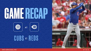 Cubs vs Reds Game Highlights  73024 [upl. by Ewald126]