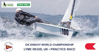 2023 OK Dinghy World Championship Practice Race [upl. by Allicerp]