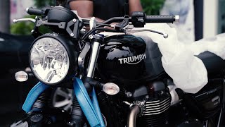 Triumph Street Twin 2021 Unboxing [upl. by Temp]