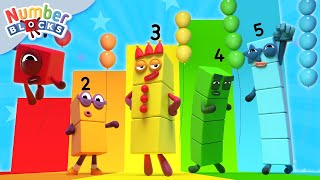 Back to School Number Compilation  Learn to count 12345  Maths Cartoons for Kids  Numberblocks [upl. by Kcirre]