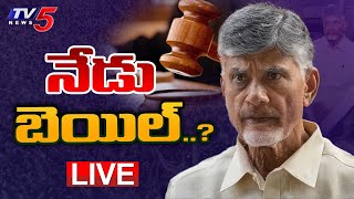 LIVE  నేడు బెయిల్  Chandrababu Bail Petition LIVE Updates  ACB Court  TV5 News [upl. by Yelknirb9]