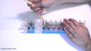 Rainbow Loom Basic Bracelet Tutorial [upl. by Selena]