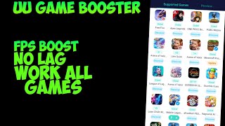 UU Game Booster  Premium APK Download  FPS Boost [upl. by Swaine]