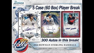 2024 Bowman STERLING 5 Case 60 Box Player Break 2 eBay 101124 [upl. by Jahdol]