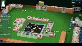 Riichi Mahjong School  Riichi Washizu One East Round [upl. by Stoops336]