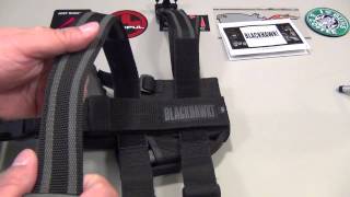 Blackhawk Omega Elite thigh rig holster [upl. by Napas]