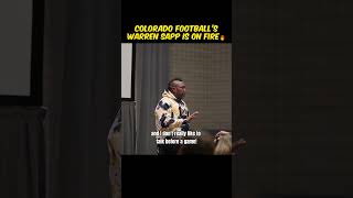 Colorados Warren Sapp is on Fire🔥 [upl. by Aoh]