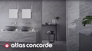 Marble and Stone look tiles inspiration  Marvel Stone  Atlas Concorde [upl. by Vilma]