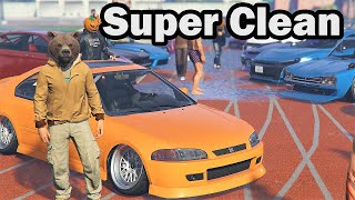 CLEAN BUILDS ONLY Car Meet In GTA Online [upl. by Enert171]