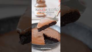 TARTA de CHOCOLATE en la SARTÉN en 10 minutos 🍫 [upl. by Lavern]