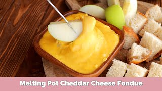 Copycat Melting Pot Cheddar Cheese Fondue Recipe [upl. by Ynnod]