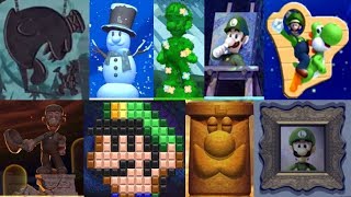 New Super Luigi U  All Hidden Luigi Locations [upl. by Eetnod452]