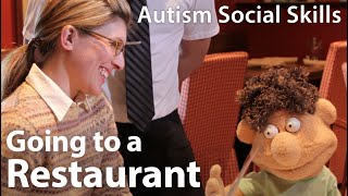 Going to a Restaurant Autism Socialskills Video [upl. by Ennaeus]