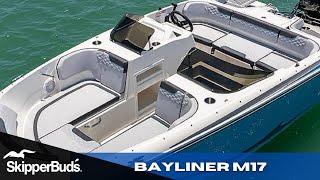 2022 Bayliner M17 Sport Boat Tour SkipperBuds [upl. by Lambertson]