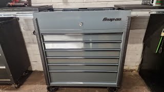 Snap On ToolBox Tour  40quot Slide Top Roll Cart 🇬🇧 [upl. by Stratton]