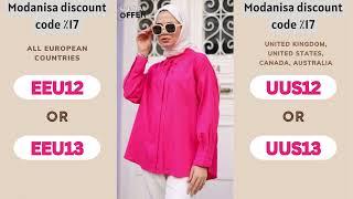 Modanisa Promo Code  European Exclusive 17 Off Selected Items [upl. by Tengler]