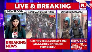 Sambhal Violence Second FIR Filed Murderous Mob Around 800 Set Police Vehicles On Fire [upl. by Amalee714]