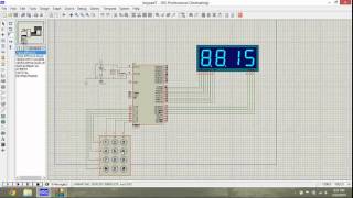 keypad based 7segment display [upl. by Duaner674]