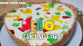 cheesecakejellocheesecake Jello Cheesecake No Bake Cheesecake [upl. by Abeu609]