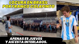 Locura Argentina en Brasil Es jueves y así está interlago por Franco Colapinto F1 radio [upl. by Dunkin]