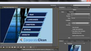 Adobe Encore Basics 2 Creating Menus [upl. by Averir]