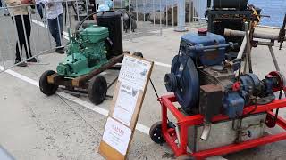 Yanmar diesel engine Hobart Vintage Machinery Society Wooden Boat Festival Hobart Tasmania [upl. by Filberte126]